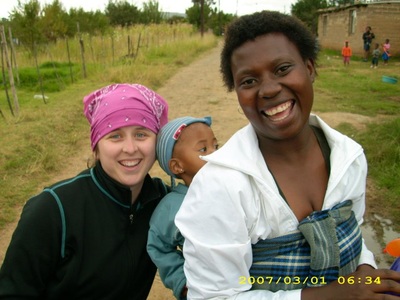 Mrs. Ruble in Africa